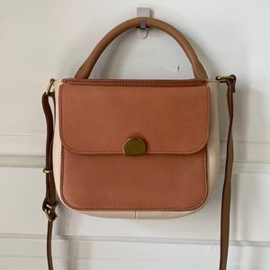 Madewell Mini Abroad Cross strap Leather Purse